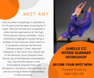 Inters Summer Workshop with Amy Smith