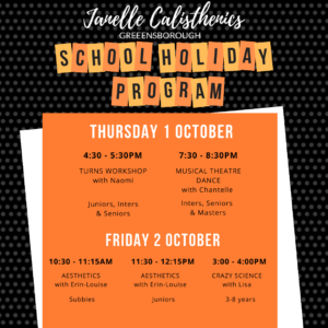 September School Holiday Program